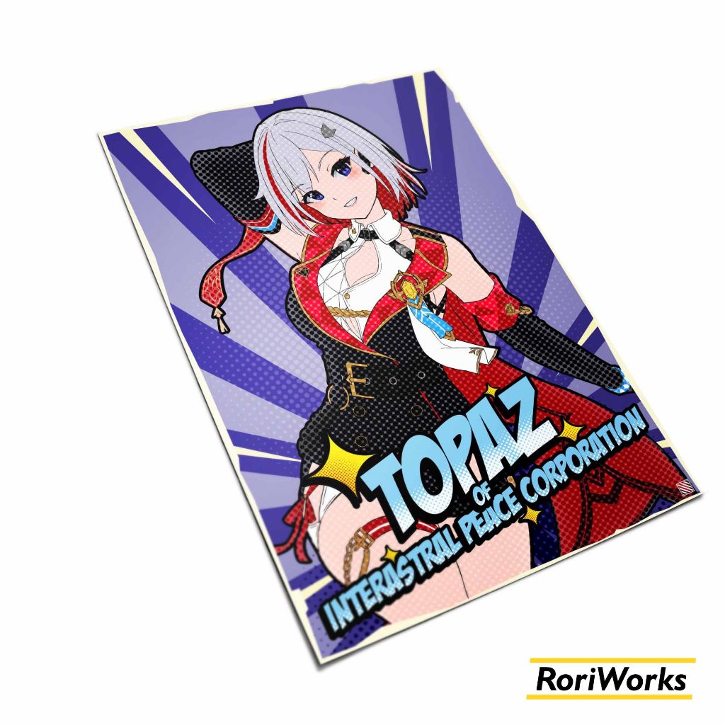 Anime Poster - Topaz | Honkai Star Rail | Retro Pop Art | Shopee Malaysia