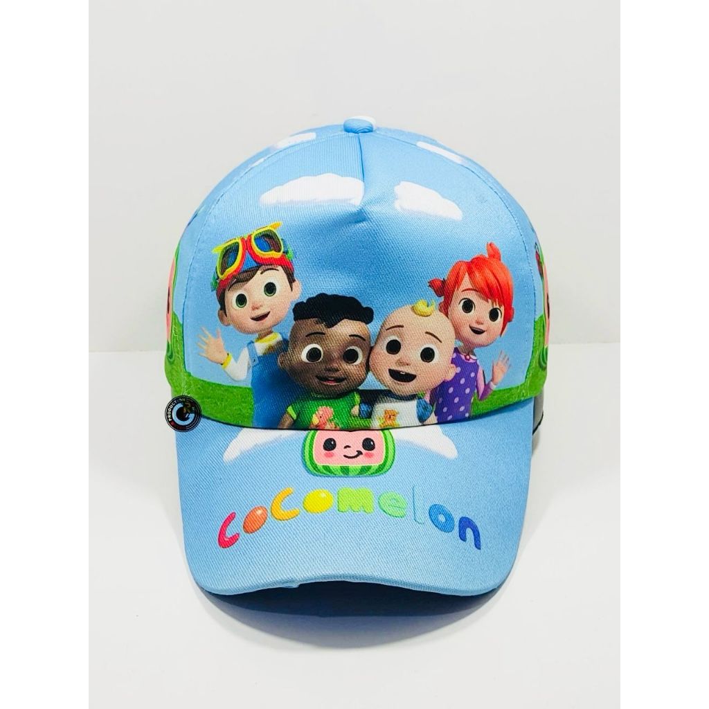 Cocomelon Version Children's Hat/COCOMELON MOTIF SUBLIME BUCKET Hat ...