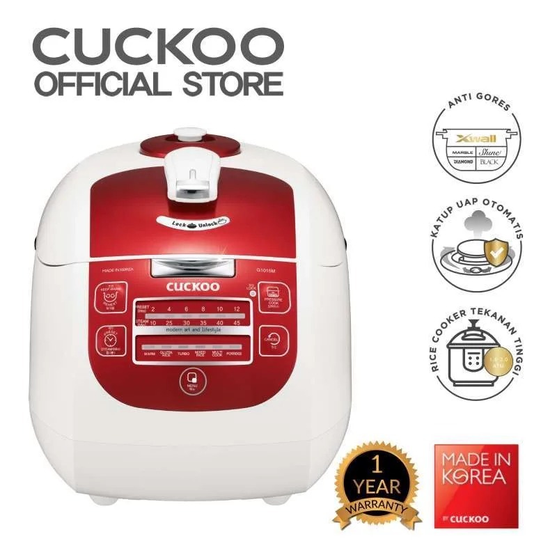 Cuckoo PRESSURE COOKER TYPE CRP-G1015M/1.8 LITER CRP1015M/1 Year ...