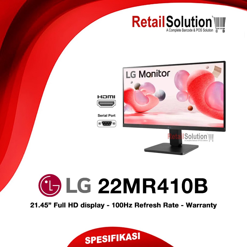 Va Monitor 22" Full HD 1080p HDMI VGA - LG 22MR410-B / 22MR410B ...