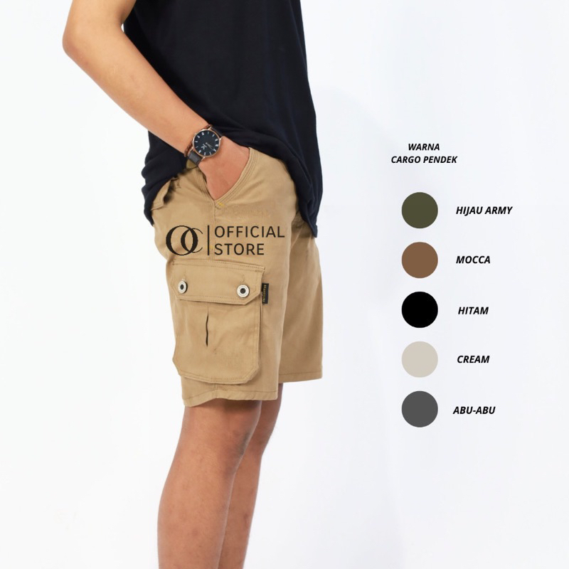Pdl Men's Cargo Shorts Men's Cargo Shorts Stretchy Material | Shopee ...