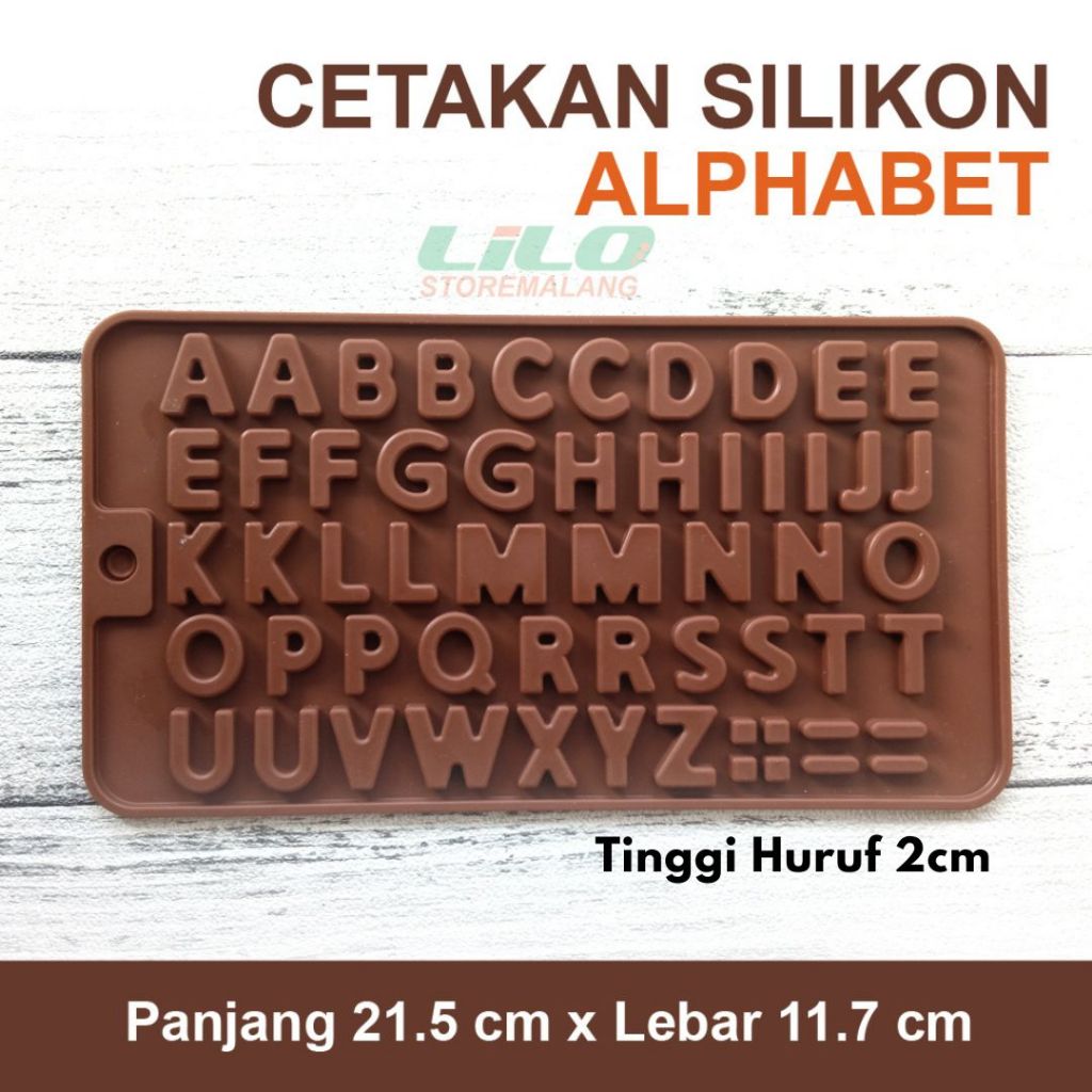 ABCD Chocolate Pudding Alphabet Letter Silicone Mold L93 | Shopee Malaysia