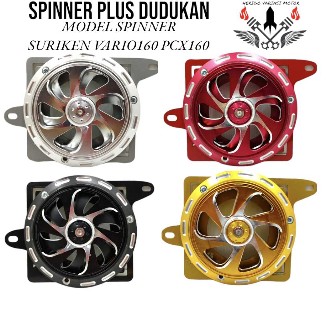 BREKET SPINNER RADIATOR NSB SET SPINNER CNC SURIKEN MODEL FREE BOLT PNP ...