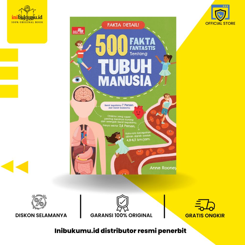 Detailed Facts! 500 Fantastic Facts About The Human Body | Shopee Malaysia