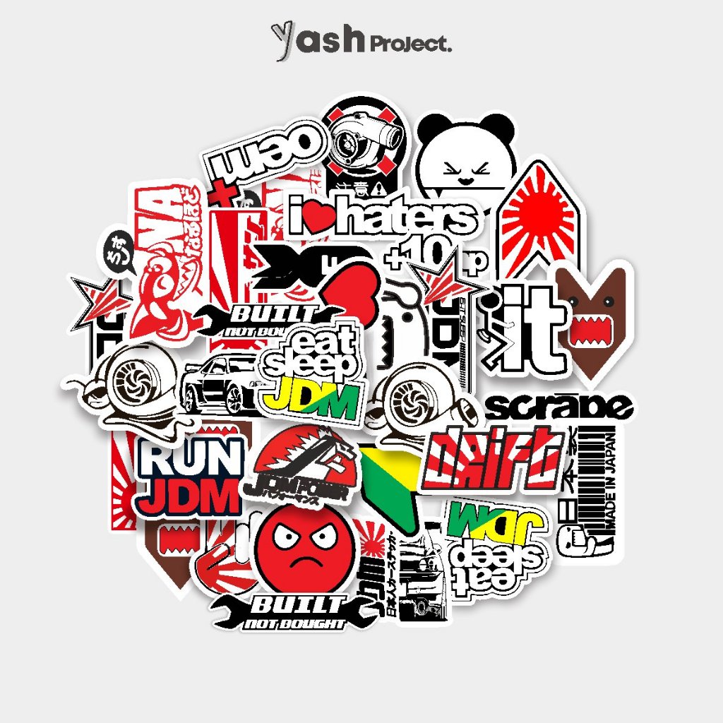 Sticker PACK JAPAN DOMESTIC JDM | Sticker DECORATION | Diecut | Shopee ...