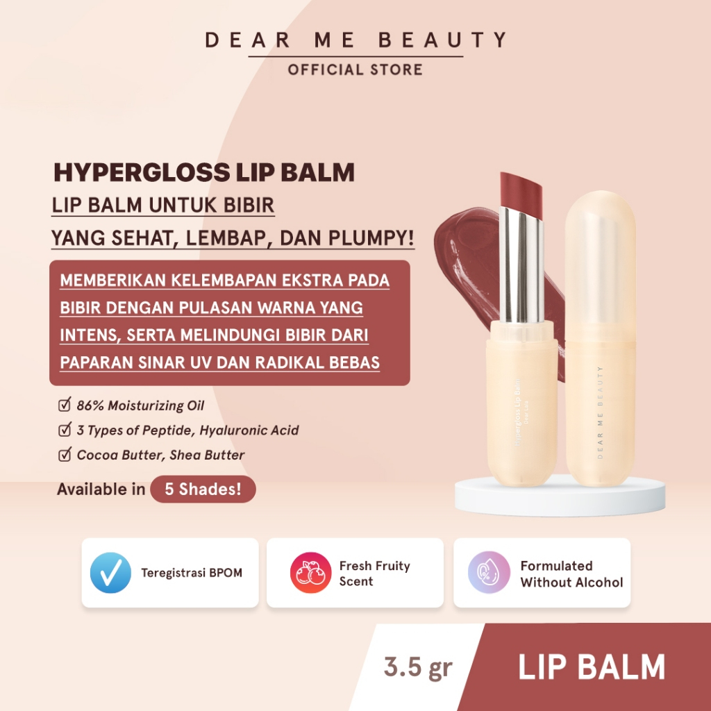 Dear Me Beauty Hypergloss Lip Balm Tik tok Viral Lip Balm Lip Balm