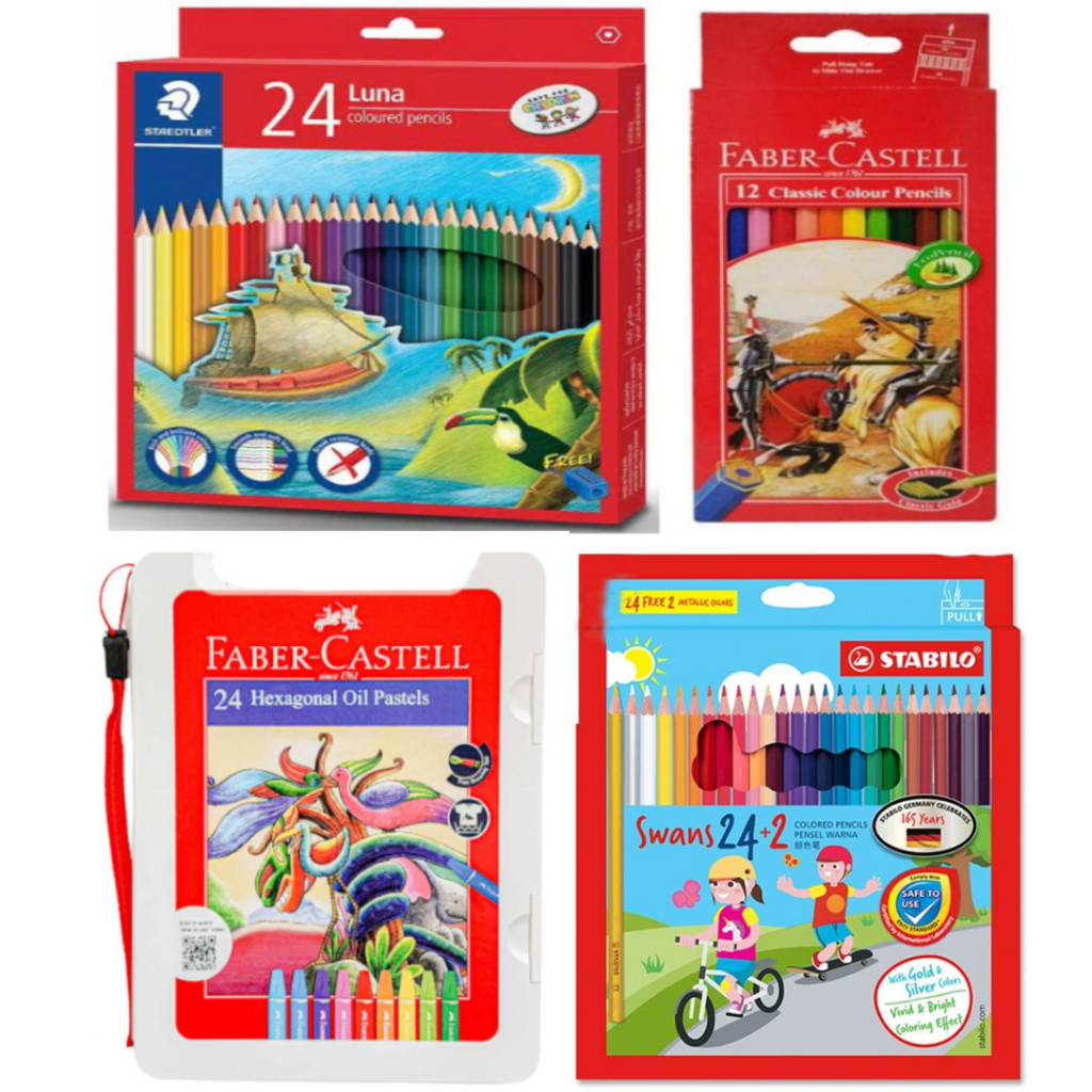 STABILO Staedtler Luna Color Pencil/Faber Castell/Highlighter Shopee