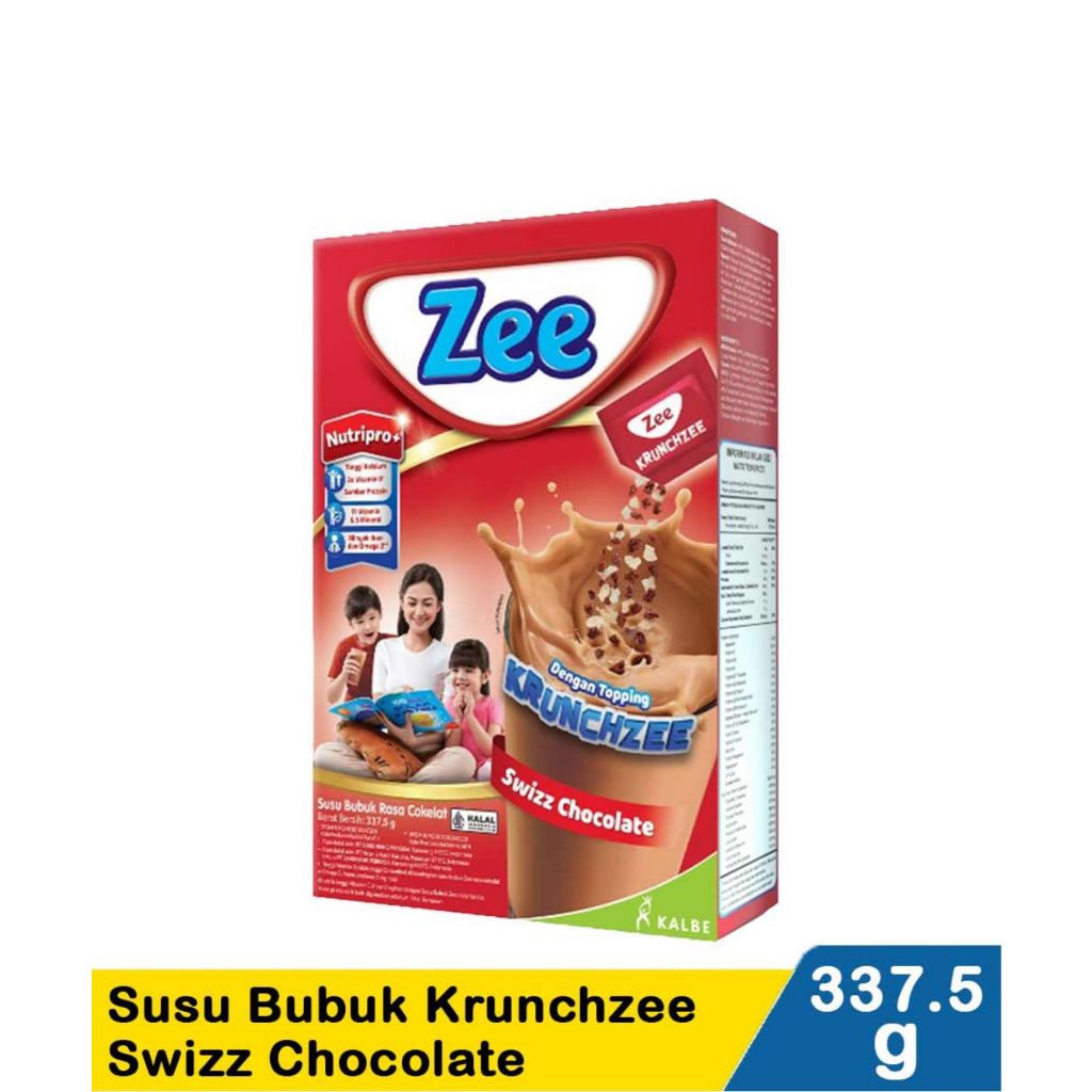 Zee Krunchzee Swiss Chocolate Milk Powder 337GR | Shopee Malaysia