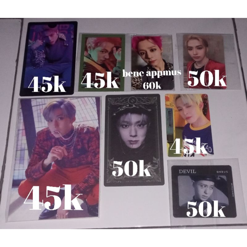 Official PHOTOCARD PC ALBUM ONEUS DEVIL LIVED | Shopee Malaysia