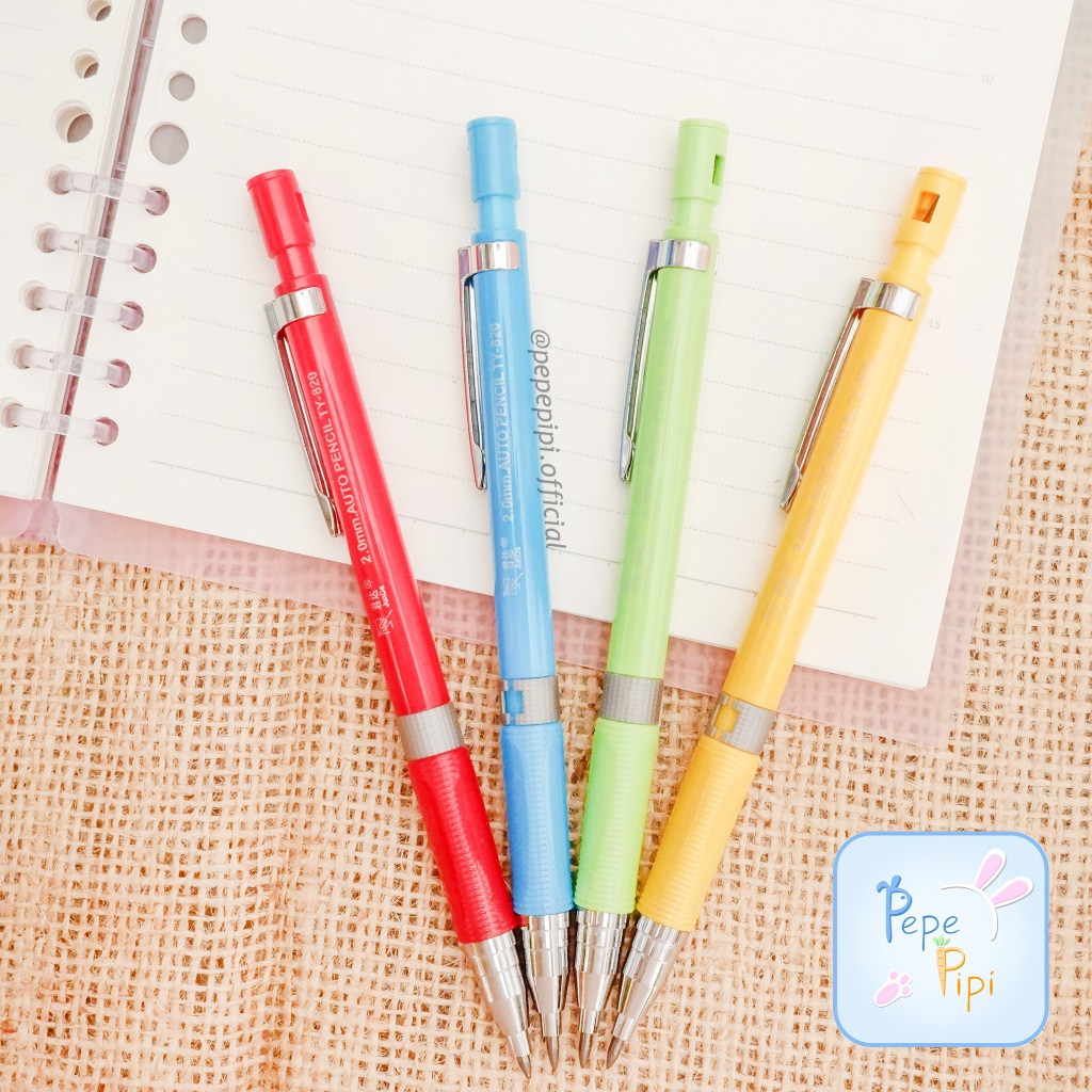 Mechanical Pencil Jun Da TY820 2mm Full Color Pencil Pencil Pencil School And Office Stationery
