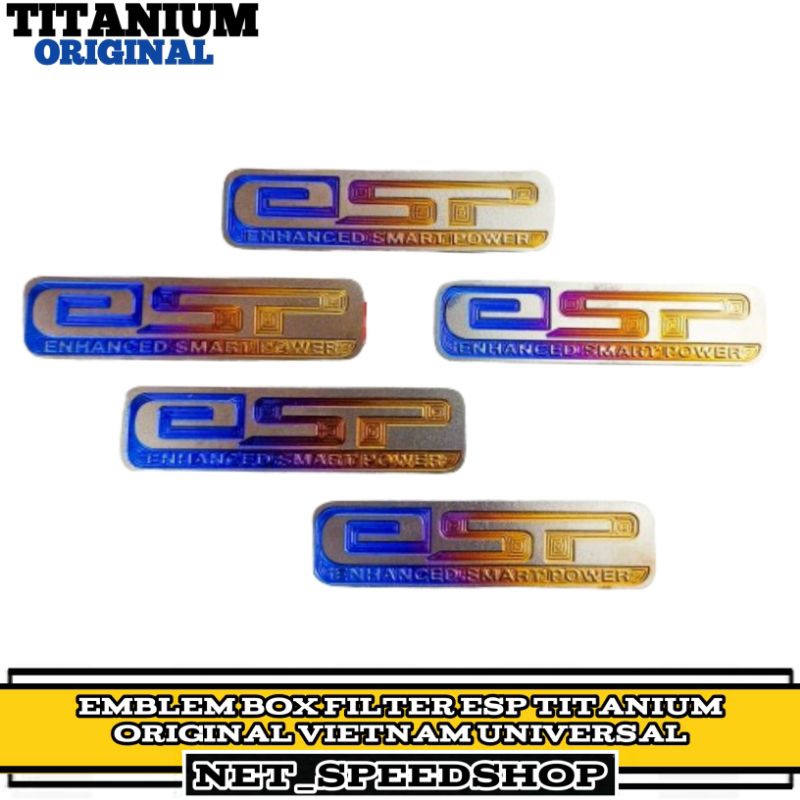 Original Vietnam Titanium ESP Filter Emblem | Shopee Malaysia