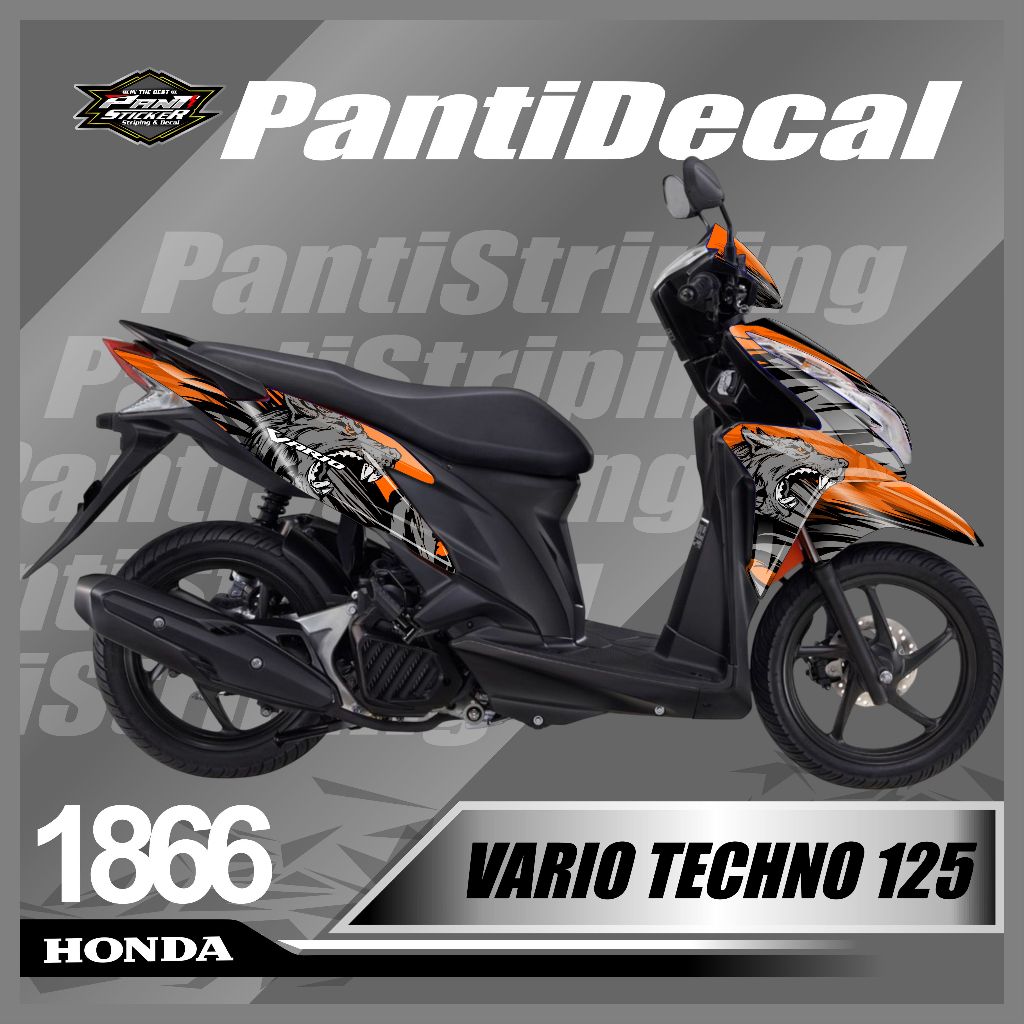 Sticker Decal Vario Techno 125 old Full Body lis Variation - Sticker ...