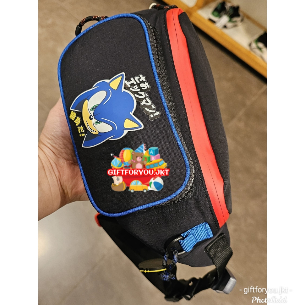 Zara Kids Sonic Waist Bag Sega Anak Waist Bag Belt Kid Figure Cartoon ...