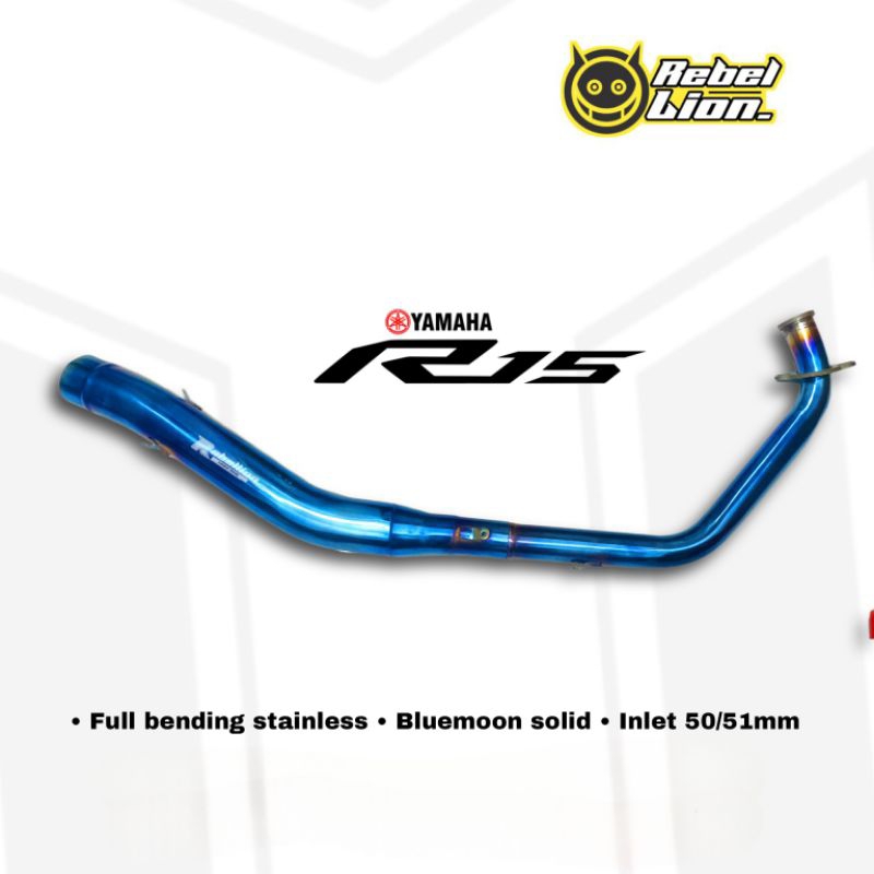 Exhaust neck Header R15 V2 V3 V4 bluemoon bending stainless original ...