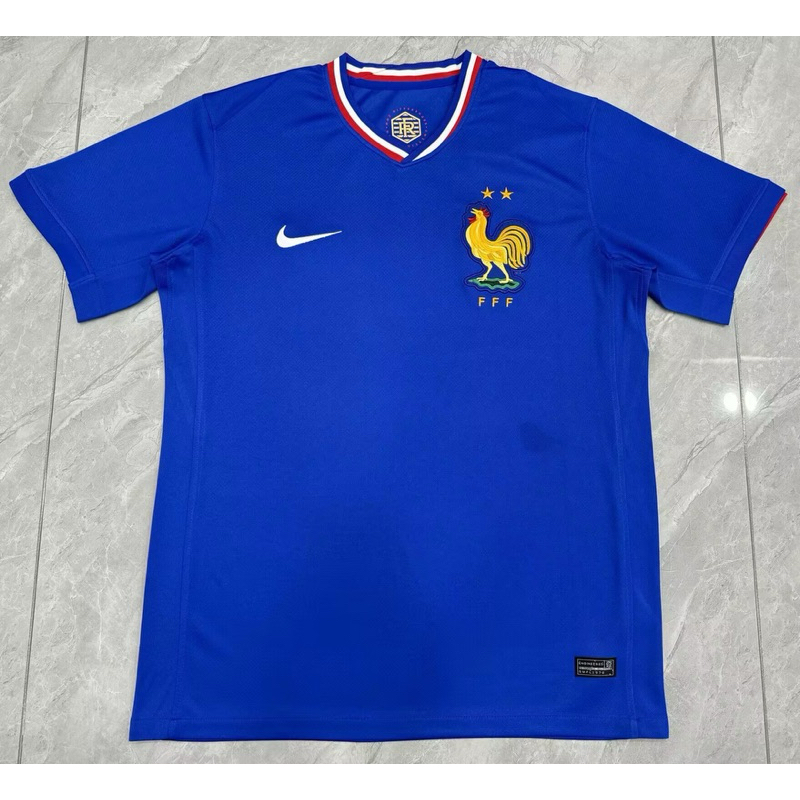 (New) French Football JERSEY HOME EURO 2024 GRADE ORI | Shopee Malaysia