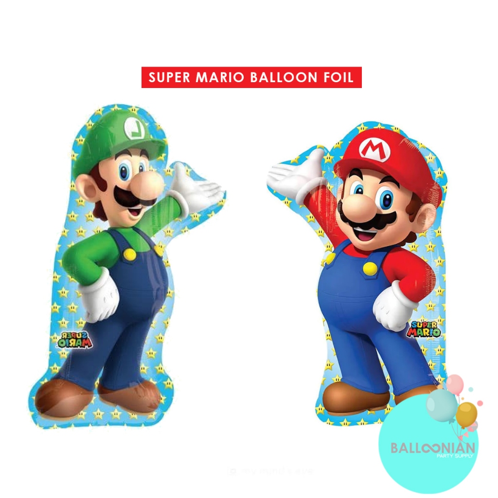 Super Mario Balloon Foil/ Luigi Balloons/ Mario Bros Balloons/Kids ...