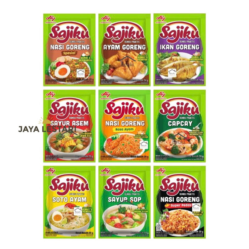 Ajinomoto Sajiku Practical Seasoning Renceng (Contents 10/s) (9 ...