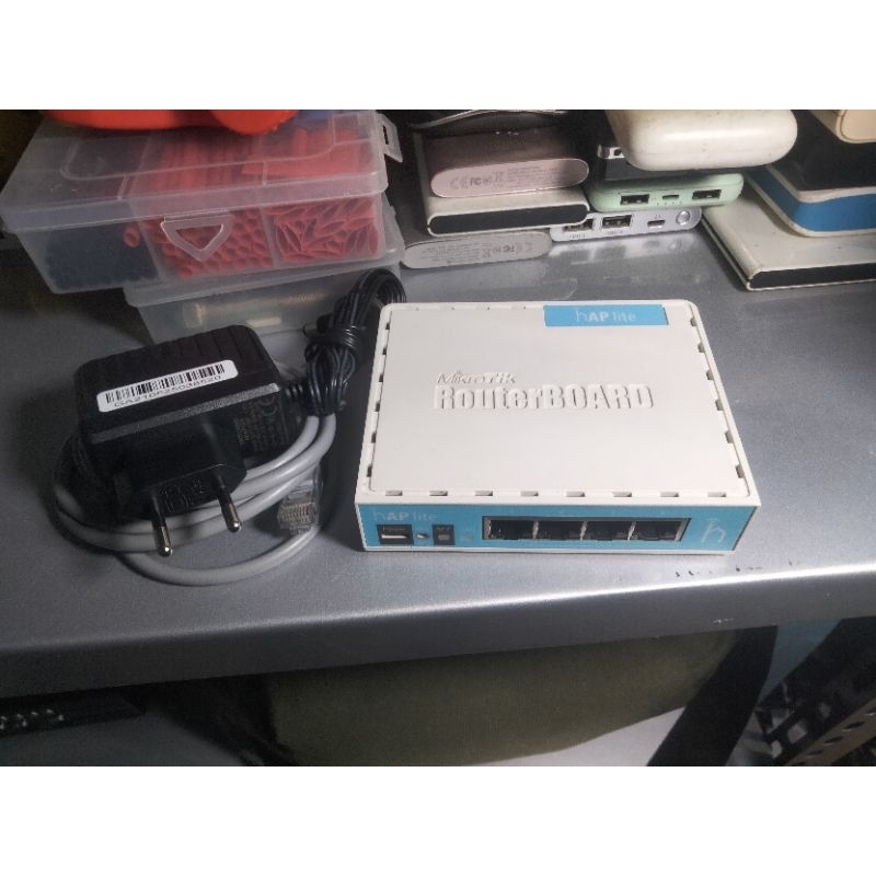 PUTIH Mikrotik haplite rb941-2nd unit, Adapter, LAN (Pure White ...