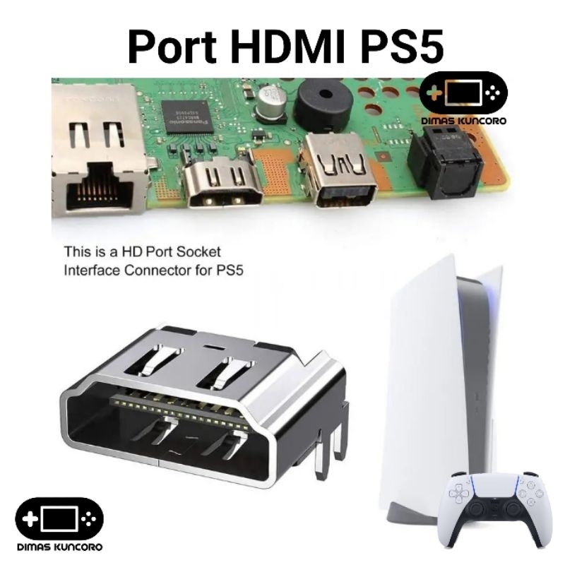 Hdmi Port PS5 slot replacement ps playstation 5 console console socket ...