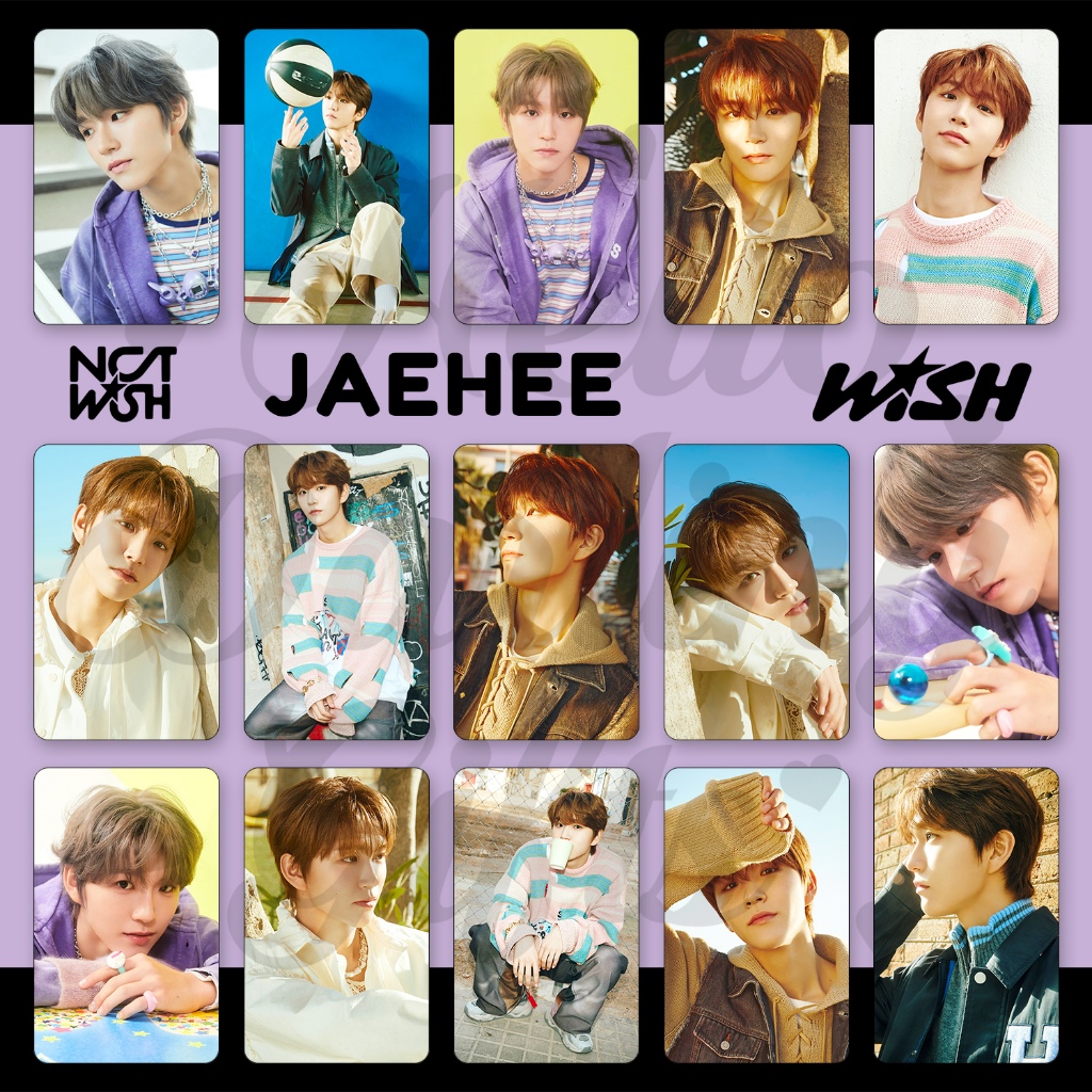 Nct WISH Jaehee WISH Japan Single Album Photocard. Unofficial. | Shopee