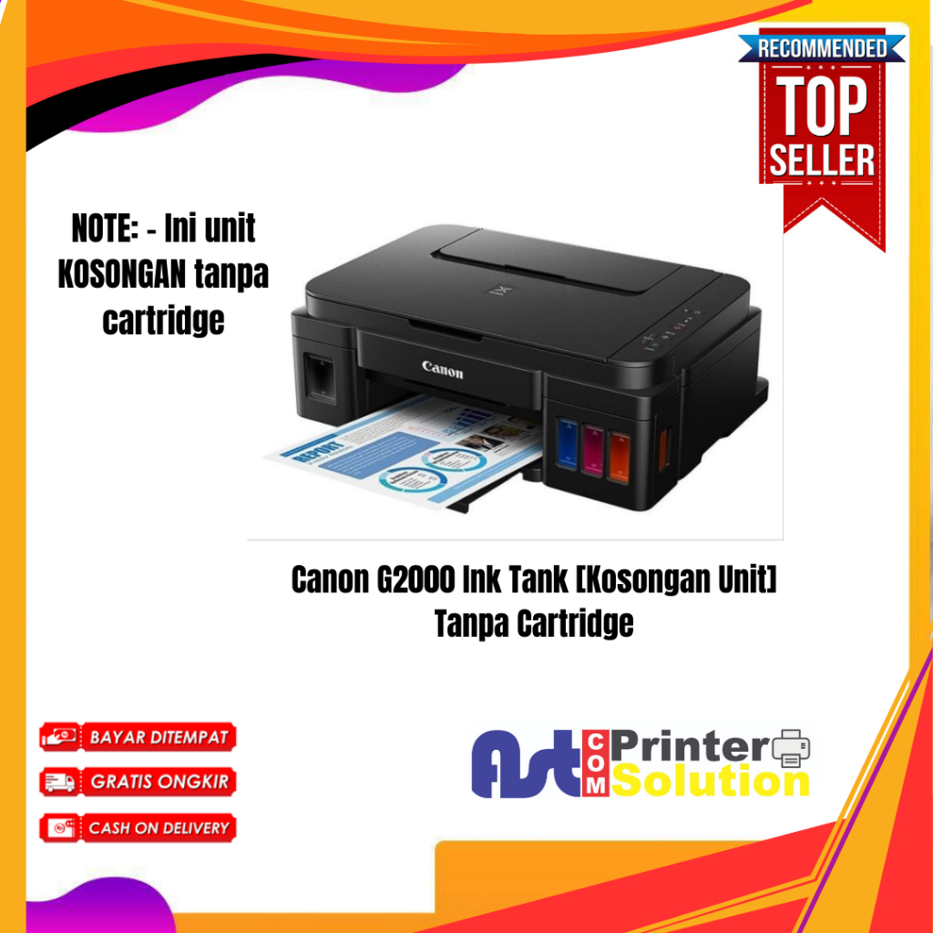 Normal Canon G2000 Scan Copy Printer | Empty unit (WITHOUT CARTRIDGE ...