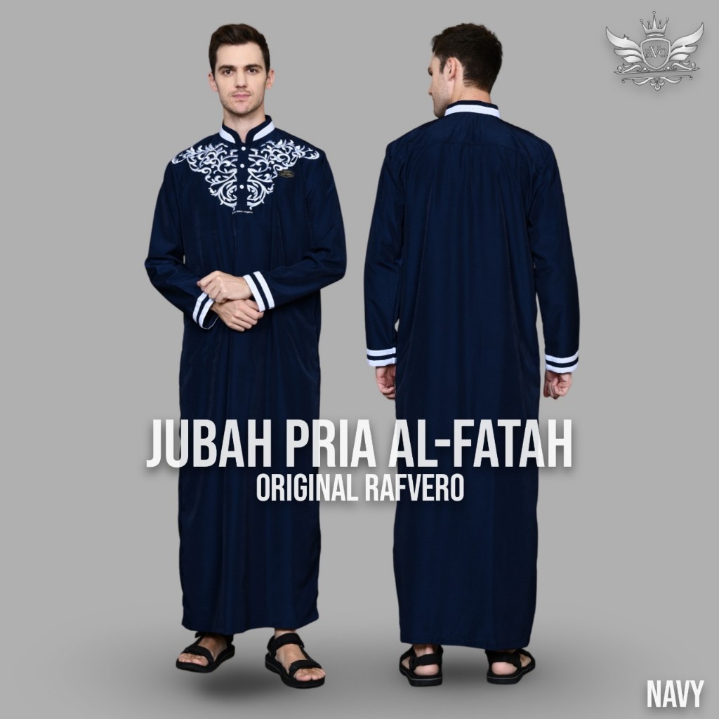 Men's Robe Saudi Model Embroidery Modern Slimfit Original Long Sleeve ...