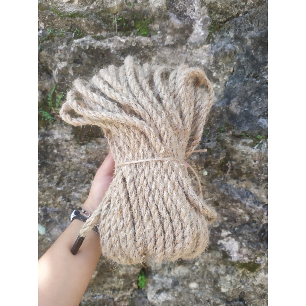 Burlap Rope // Hemp Rope Size 10mm Length 5 & 10 Meters | Shopee Malaysia
