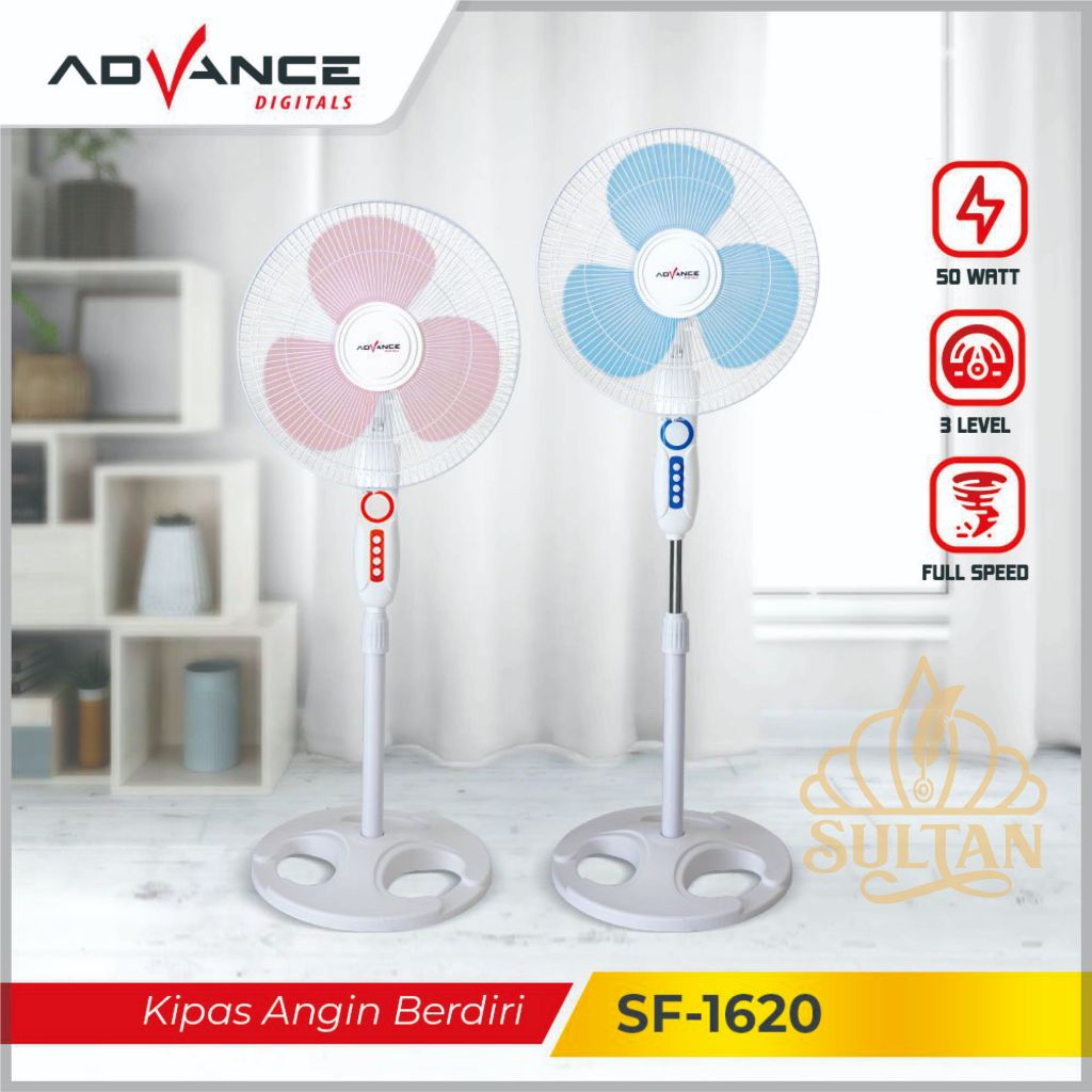 Advance Standing Fan SF-1620 / SF1620 16 inch Stand Fan (YTO) | Shopee ...