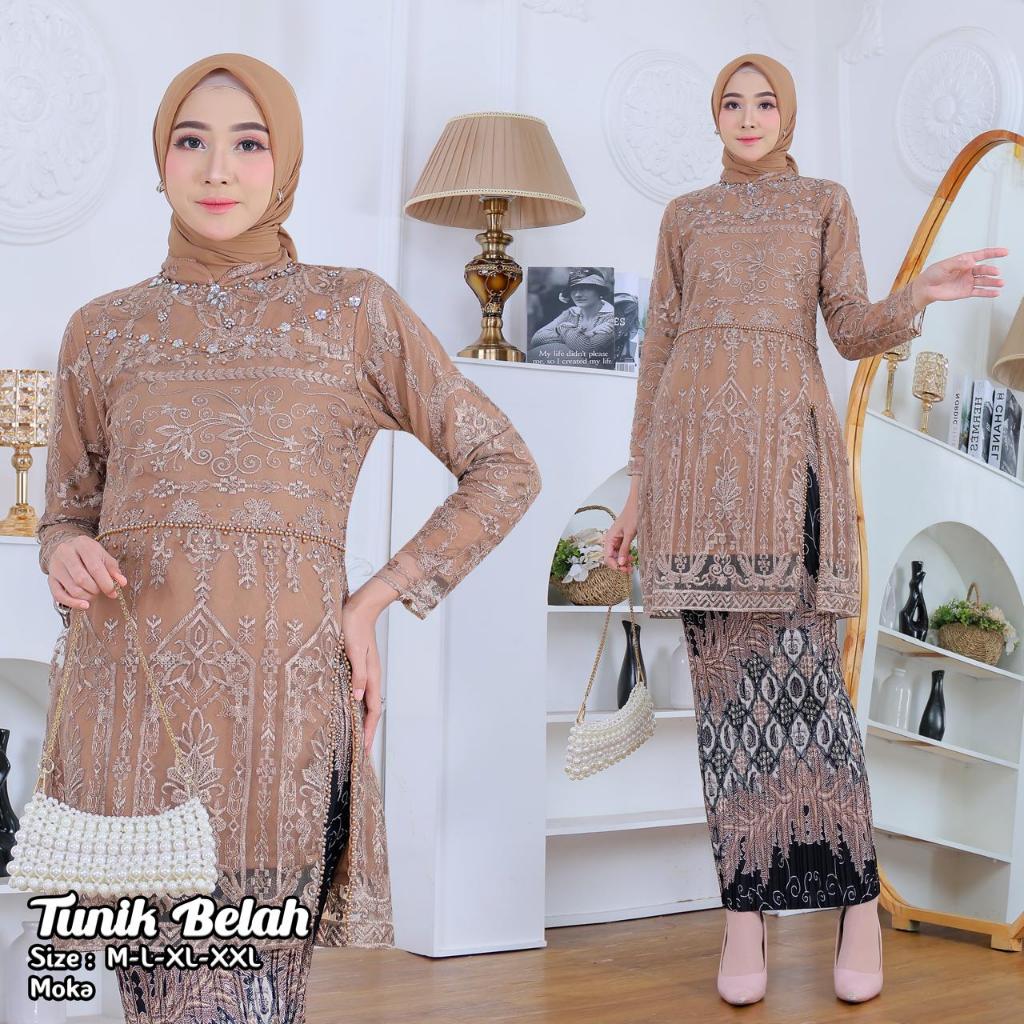 Full Sequin Tunic Kebaya Suit Modern Graduation Kebaya 2024 Invitation 