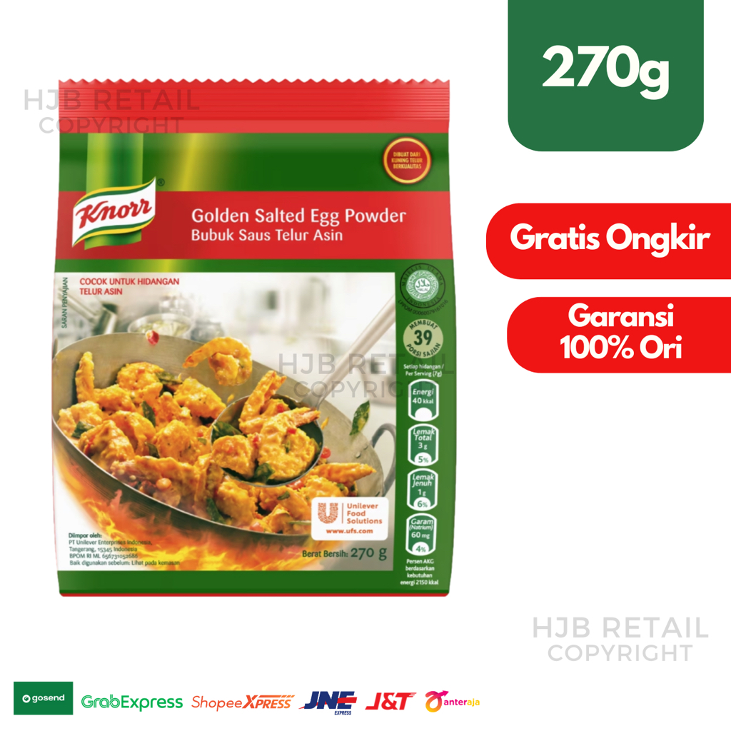 Knorr Golden Salted Egg Powder 270g (Knorr Salted Egg/Salted Egg Powder