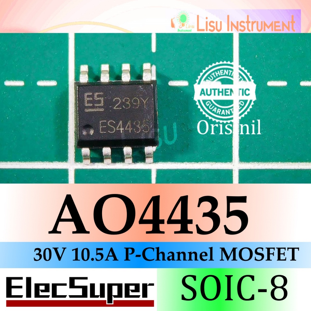Ao4435 30V 10.5A P-Channel MOSFET ES4435 SOP-8 ElecSuper Original ...