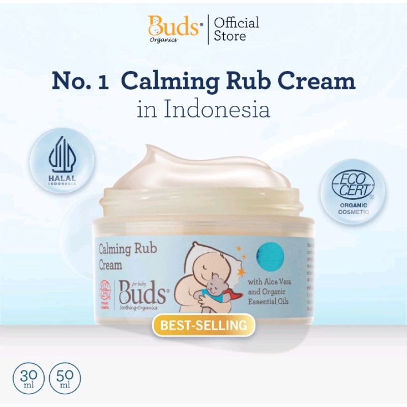 Buds Soothing Organics Calming Rub Cream 30ml | Shopee Malaysia