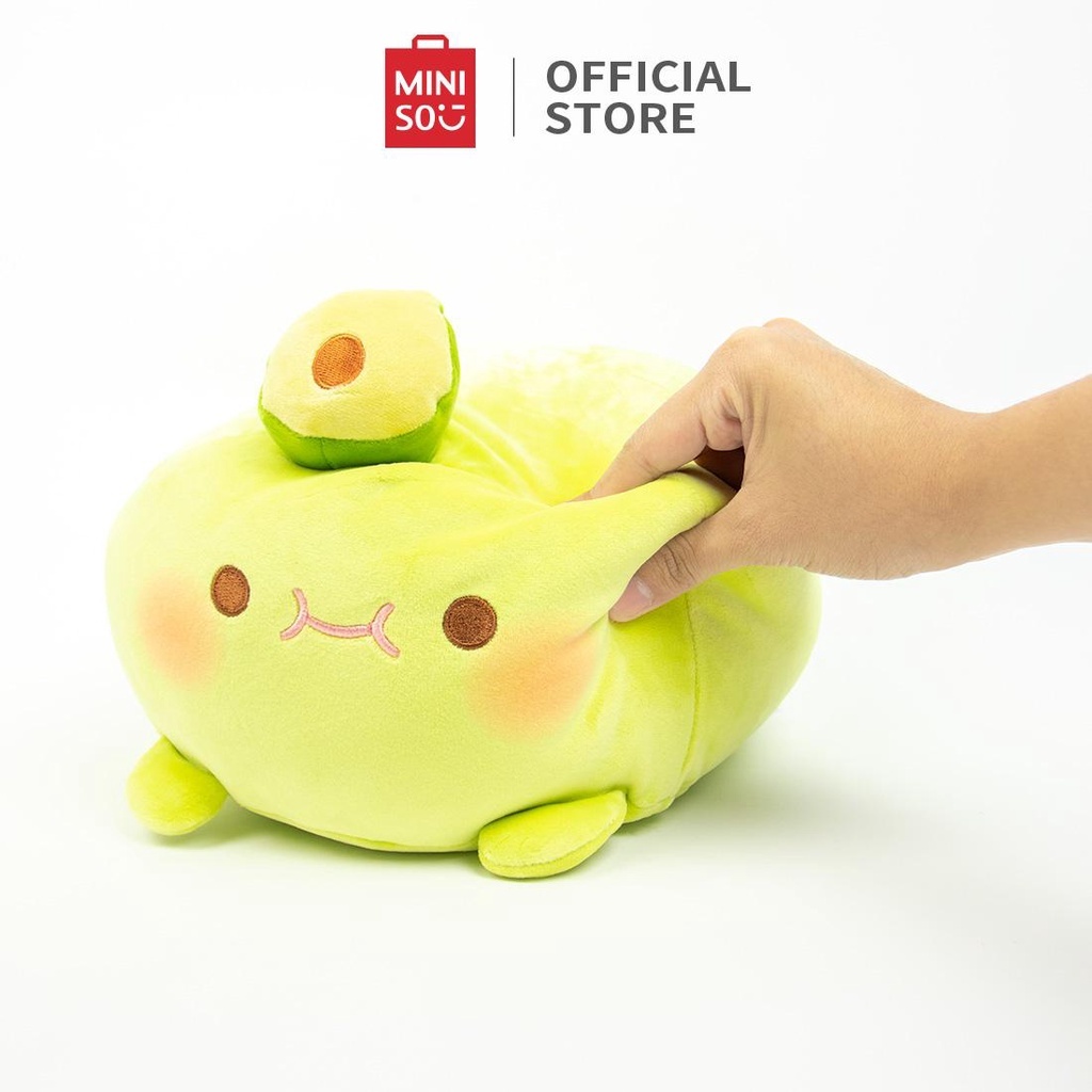 Cute Cute Avocado Doll - MINISO vitality Cafeteria Lying Plush Toy 3OCM ...