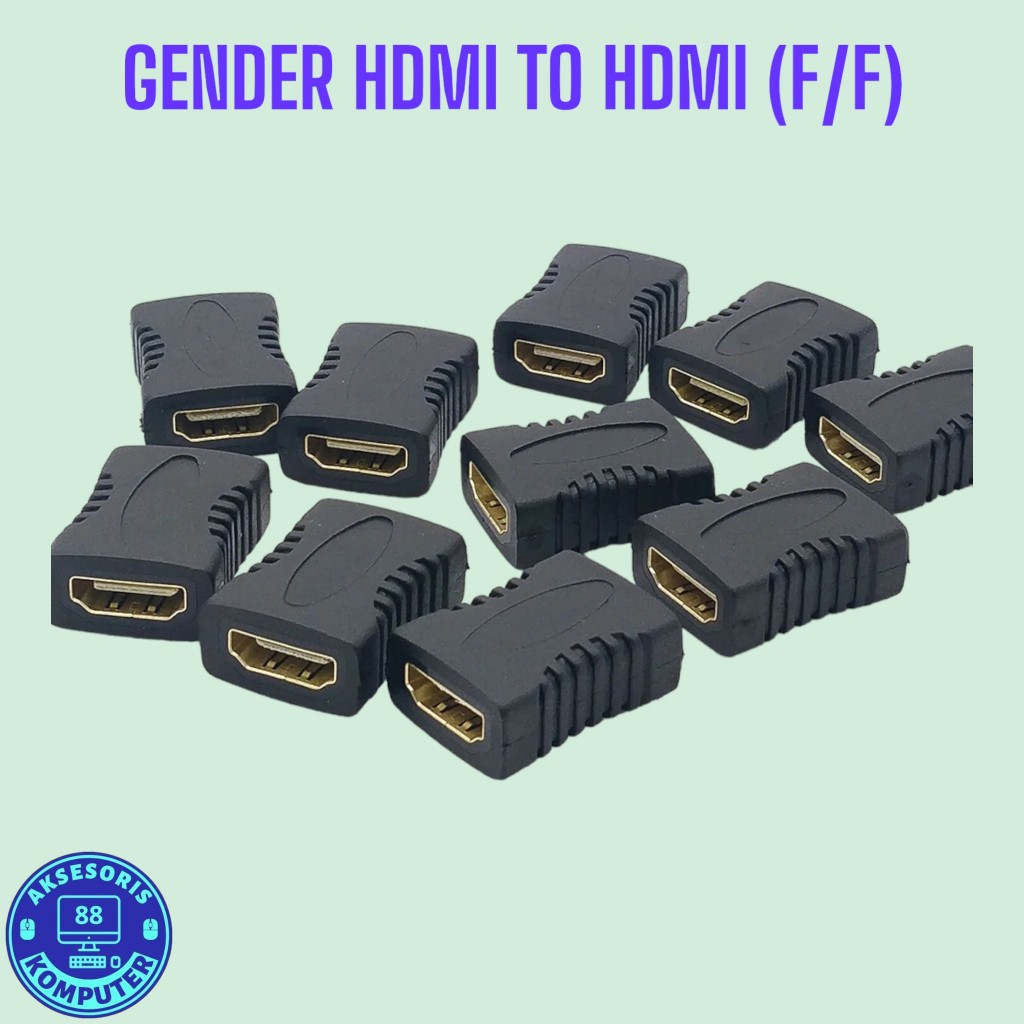 Gender HDMI F/F MODEL I/HDMI FEMALE TO HDMI FEMALE MODEL/F/F HDMI ...
