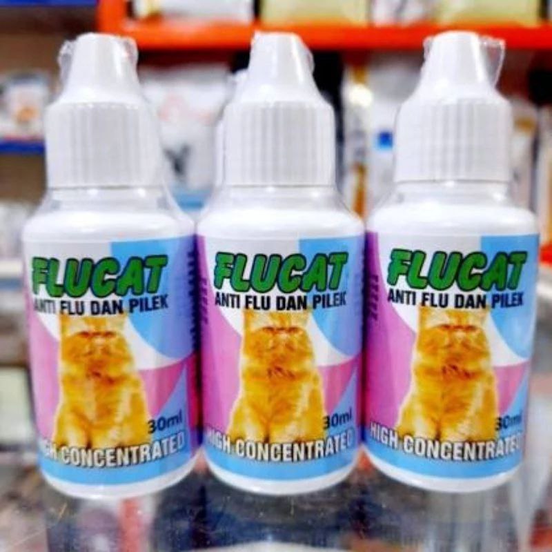 Flucat DROP - CAT Medicine Anti Flu Cold Beler Sneezing Kitten CAT 30ml ...