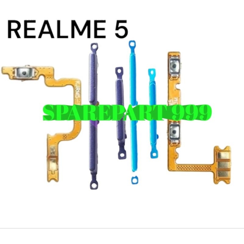 TOMBOL Button SET+Flexible ON OFF VOLUME REALME 5 | Shopee Malaysia