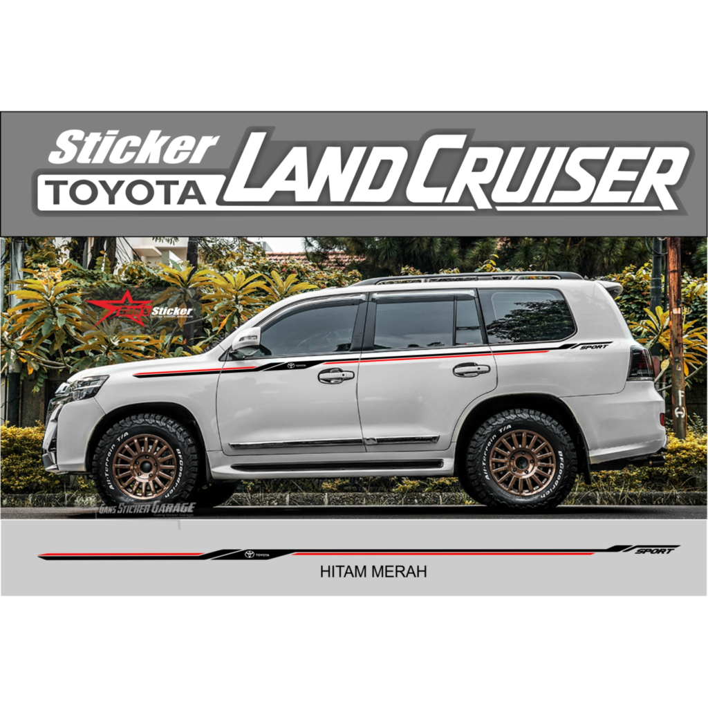 Toyota LAND CRUISER STICKER | Shopee Malaysia