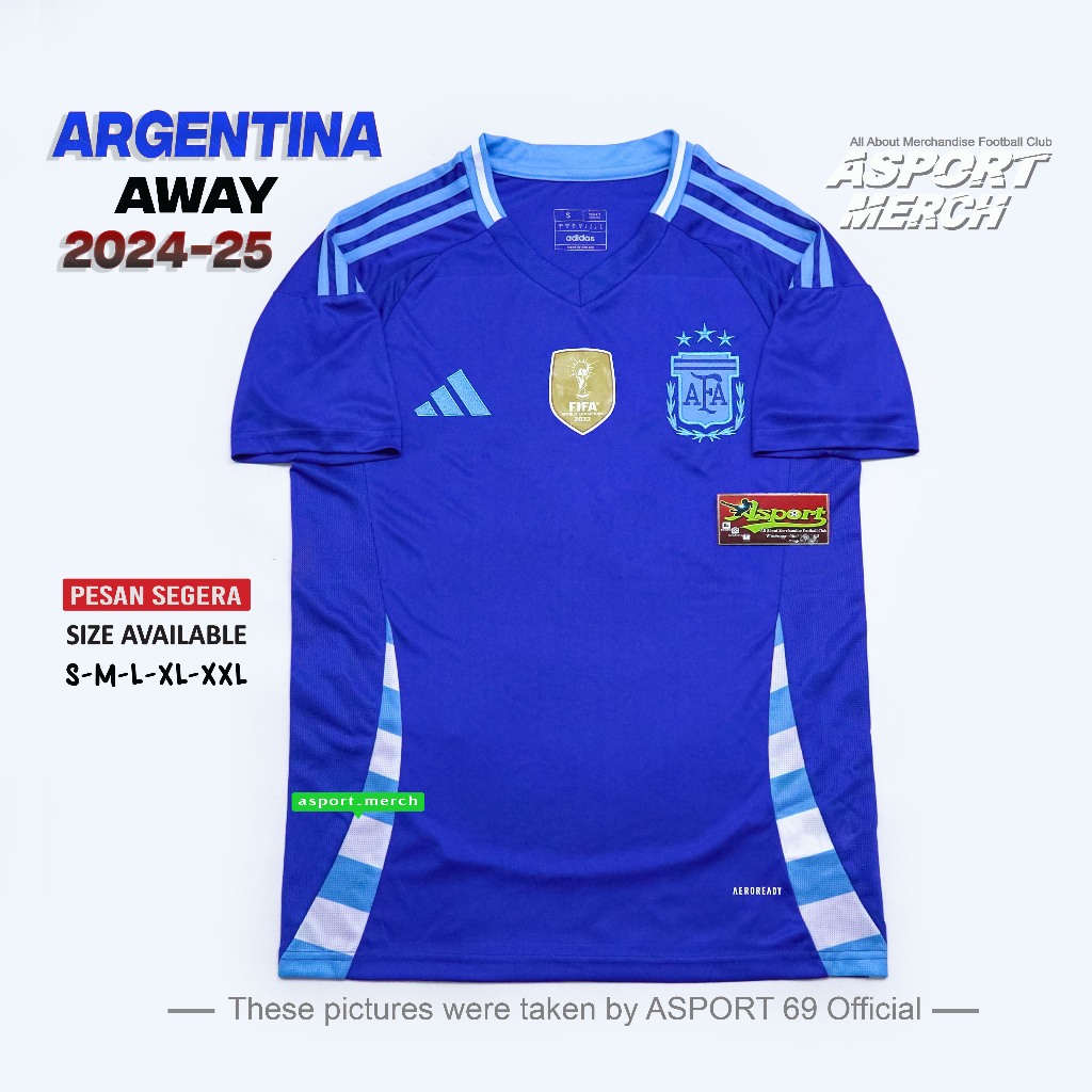 Latest ARGETINA AWAY COPA Soccer JERSEY 2024 2025 ARGENTINA AWAY JERSEY