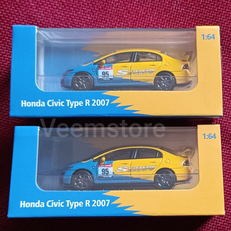 Die Cast 1:64 Honda Civic FD2 Type R Spoon [DCT89] with Mica Acrylics ...