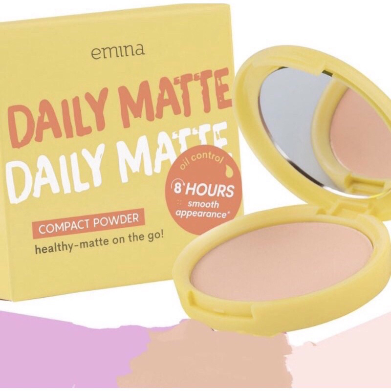 Emina Daily Matte Compact Powder (Solid Powder) | Shopee Malaysia