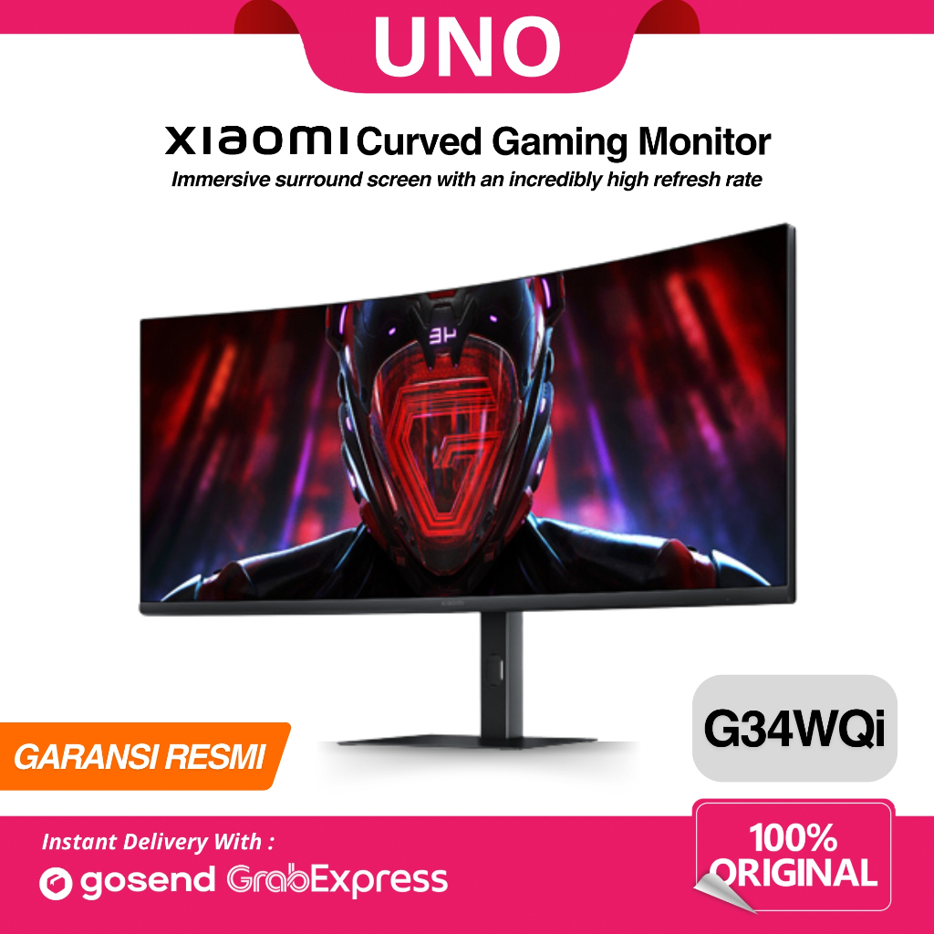 Xiaomi Mi Curved Gaming Monitor G34WQi 180Hz High Refresh Rate 1500R ...