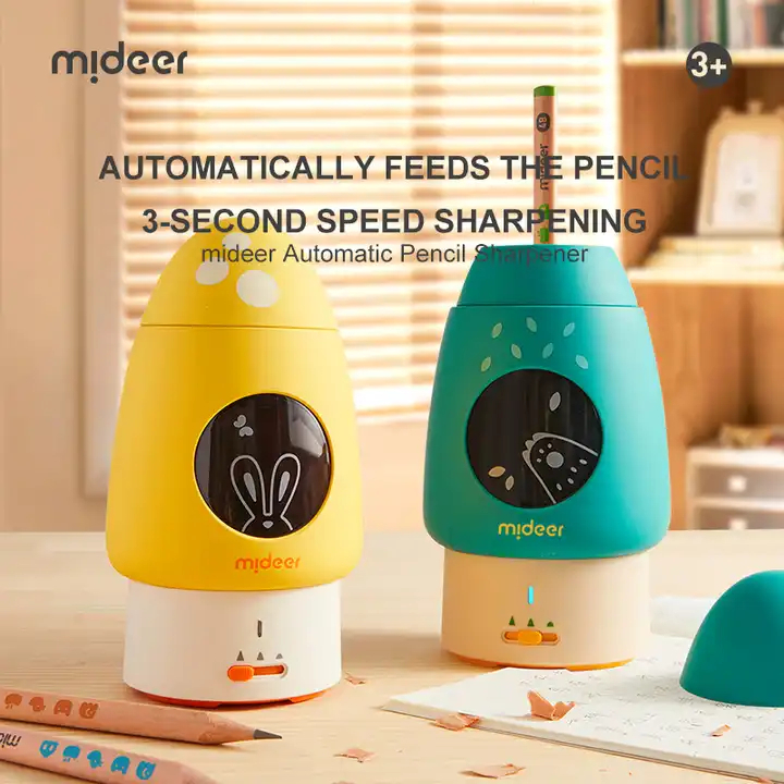 Mideer Automatic Pencil Sharpener Mushroom Electric Pencils Sharpener ...