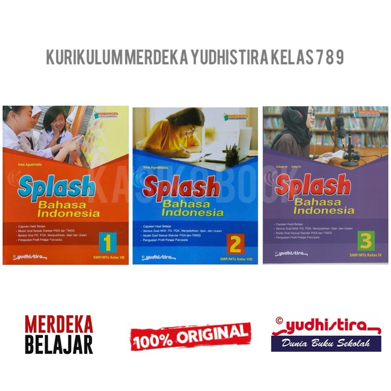 Original Splash Indonesian Language For Junior High School Grade 7 8 9