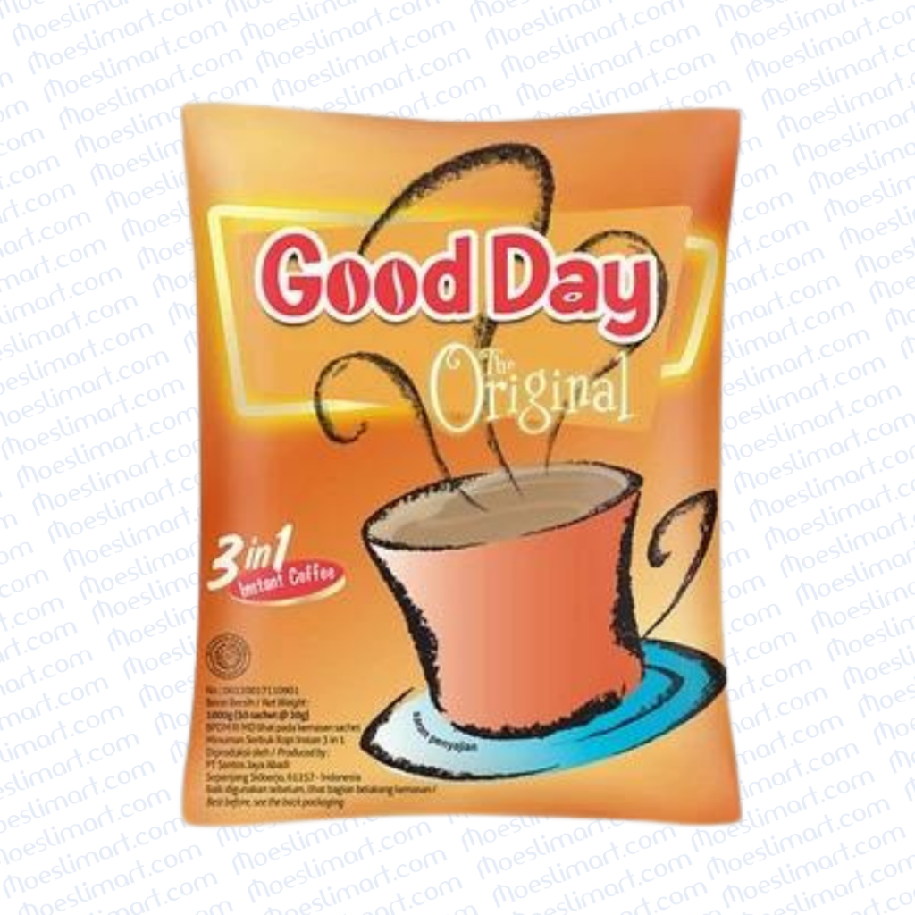 Good Day Instant Coffee 3 in 1 original 20 g Box Contains 50 Sachets ...