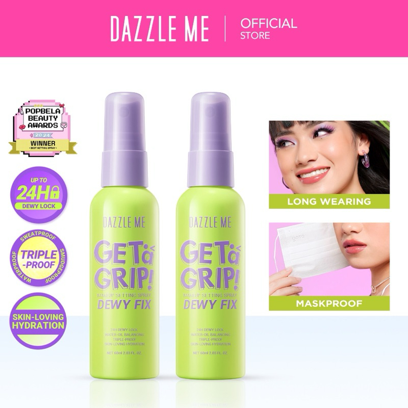 Dazzle Me Get a Grip Makeup Setting Spray 60ml/Skin Stay hydrated ...