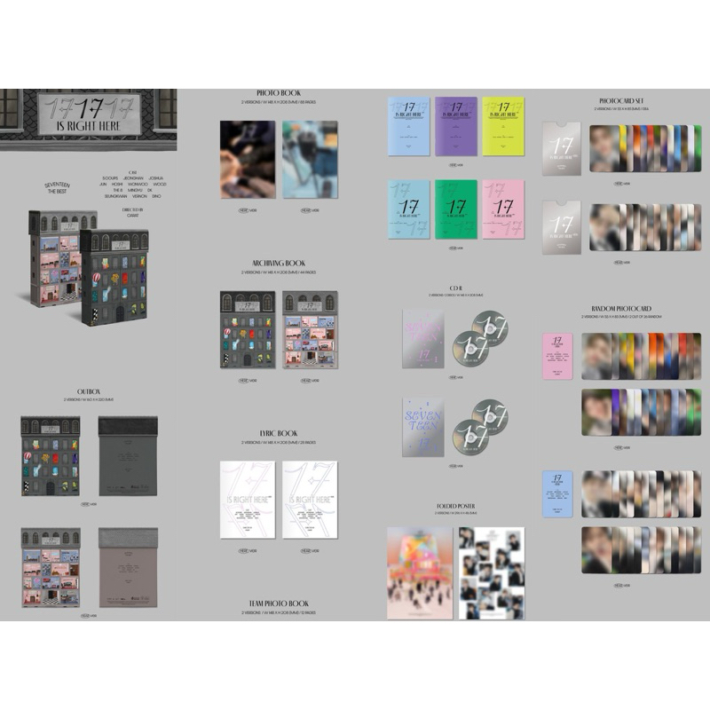 Sharing SEVENTEEN BEST ALBUM '17 IS RIGHT HERE - HEAR ver. | Shopee ...