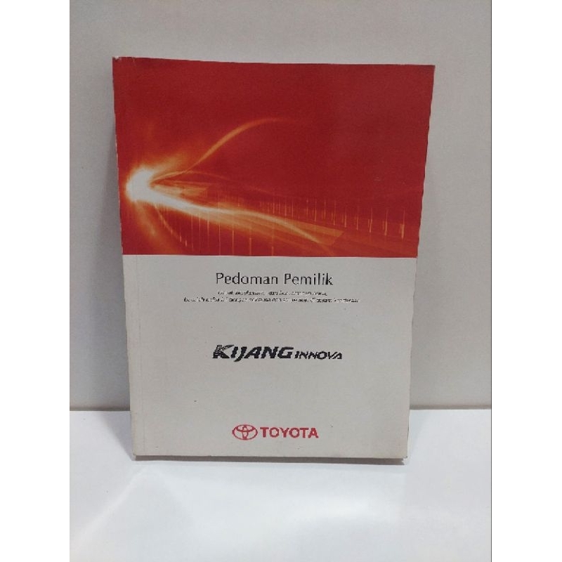 Toyota ALL NEW KIJANG INNOVA Car MANUAL Book Shopee Malaysia