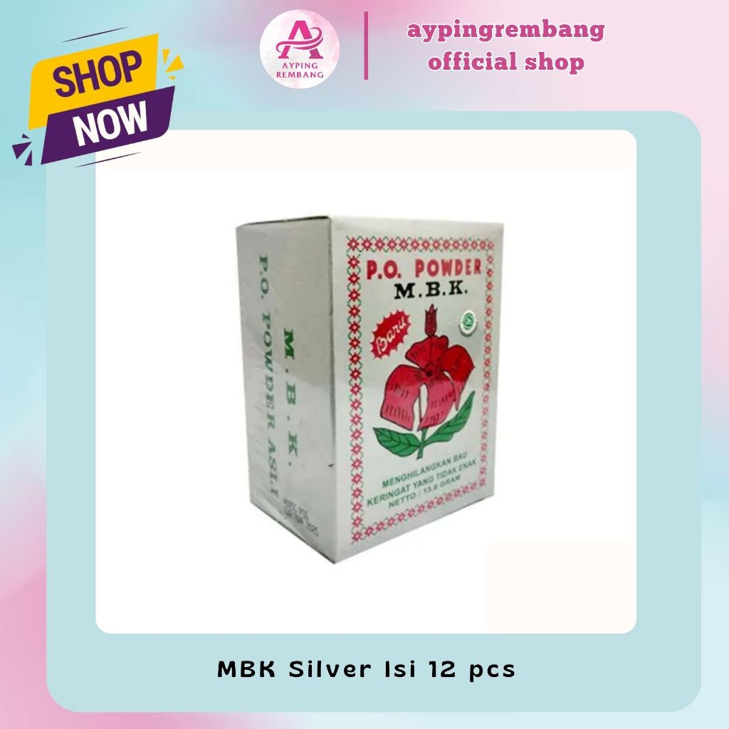 MBK Silver Contains 12 pcs (MBK Powder) | Shopee Malaysia