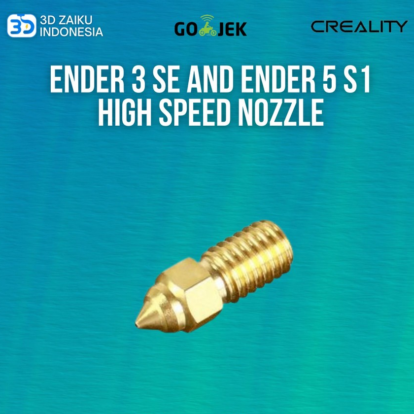 Original Creality Ender 3 SE and Ender 5s1 High Speed Nozzle | Shopee ...