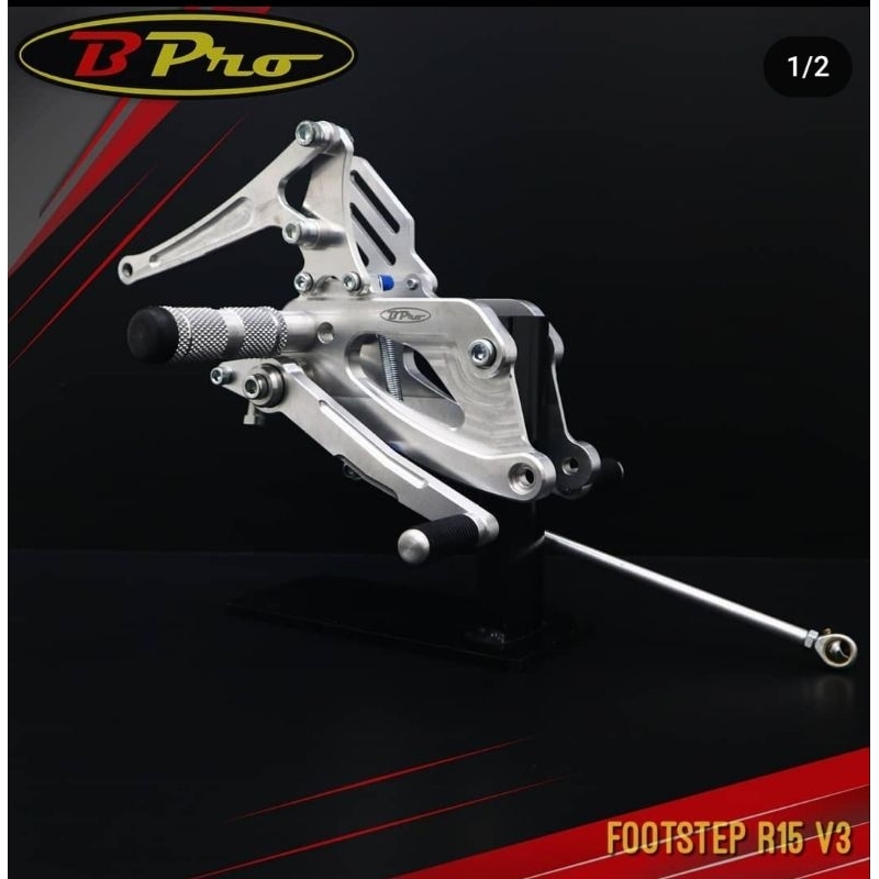 Footstep Underbone Bpro racing CNC R15 V3 Aluminum | Shopee Malaysia